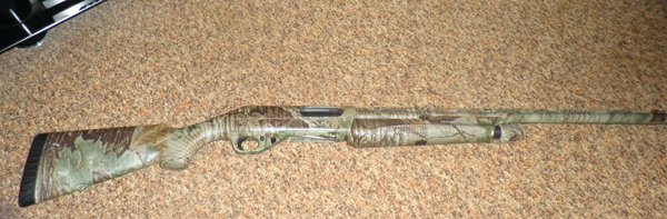 Benelli -Nova pump action Realtree camouflage, 12 ga, made in Italy - Calvin Clamme Estate - Farm Equipment & Gun Inventory Auction